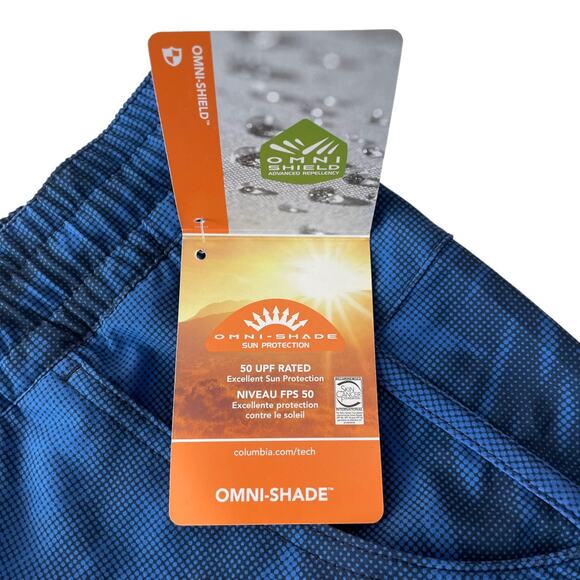 Columbia Womens Size 3X Bogata Bay Stretch Shorts Omni Shade 50 UPF Fishing Blue - Picture 4 of 10